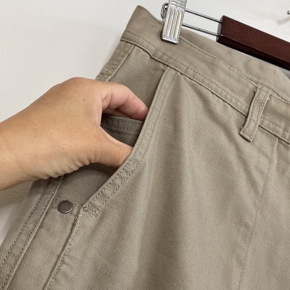 Patagonia Pants Mens 32 x 29 Beige Straight Leg Organic Cotton Canvas Workwear - Picture 6 of 13